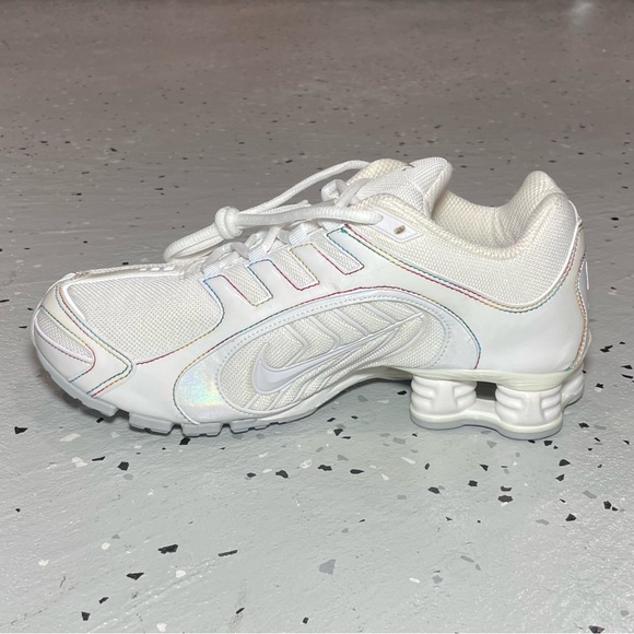 Nike Shox Navina Women’s Running Athletic Shoes Size 8 White / Rainbow RARE!! - Picture 6 of 12